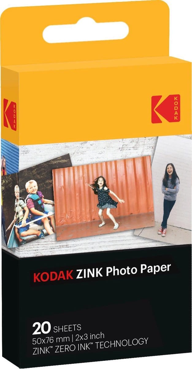 Kodak - Printomatic Zink Papier 20 pack - Geschikt Voor Printomatic Camera's