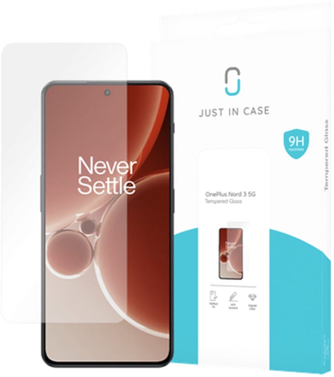 Just in Case screenprotector geschikt voor OnePlus Nord 3 (5G) - Screenprotector Gehard Glas