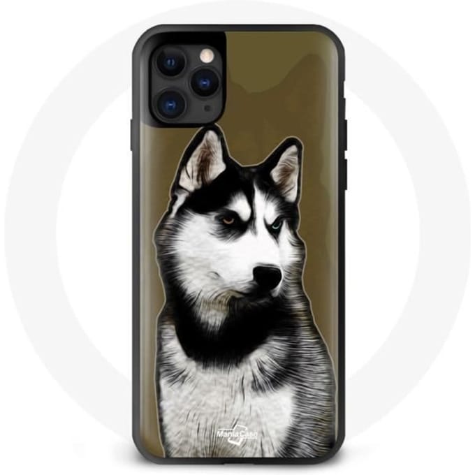 Iphone 12 minihoesje Schor Zwart-wit