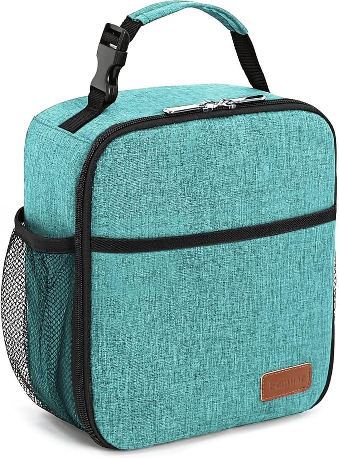 Lunchtas - Voedselcontainer - Werk en Reizen - Geïsoleerd en Draagbaar - 1.8 Gallon - Lichtblauw
