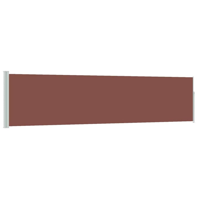 vidaXL - Tuinscherm - uittrekbaar - 117x514 - cm - bruin