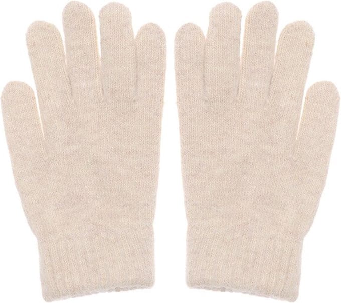 Jumada's - Dames handschoenen - Zacht wol - Beige