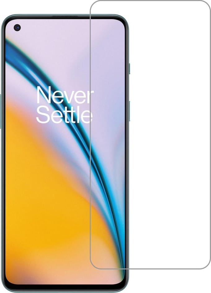 Screenprotector - Geschikt voor OnePlus Nord 2 - Extra Sterk - Gehard Glas - Beschermglas - Tempered Glass - Screen Protector