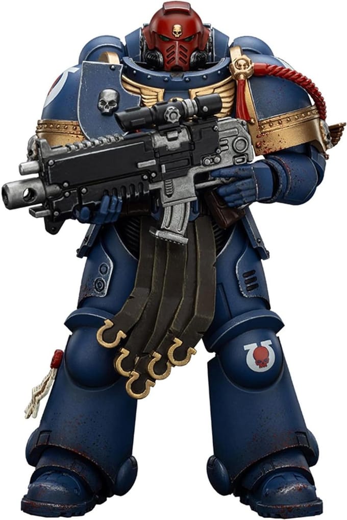 Actiefiguur Sergeant - Verzamelmodel Display - Hobby Modelbouw - Sterk Gearticuleerd - 1/18 Schaal - Blauw