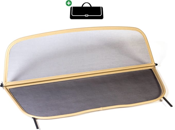 Windscherm Audi A4 | 2002-2009 | incl. luxe opbergtas | Beige
