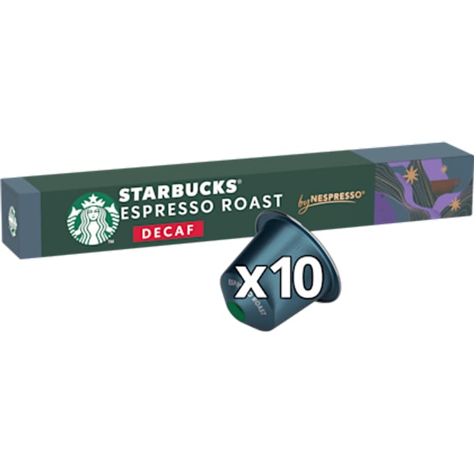 Koffiecups Starbucks espresso roast decaf 10 stuks