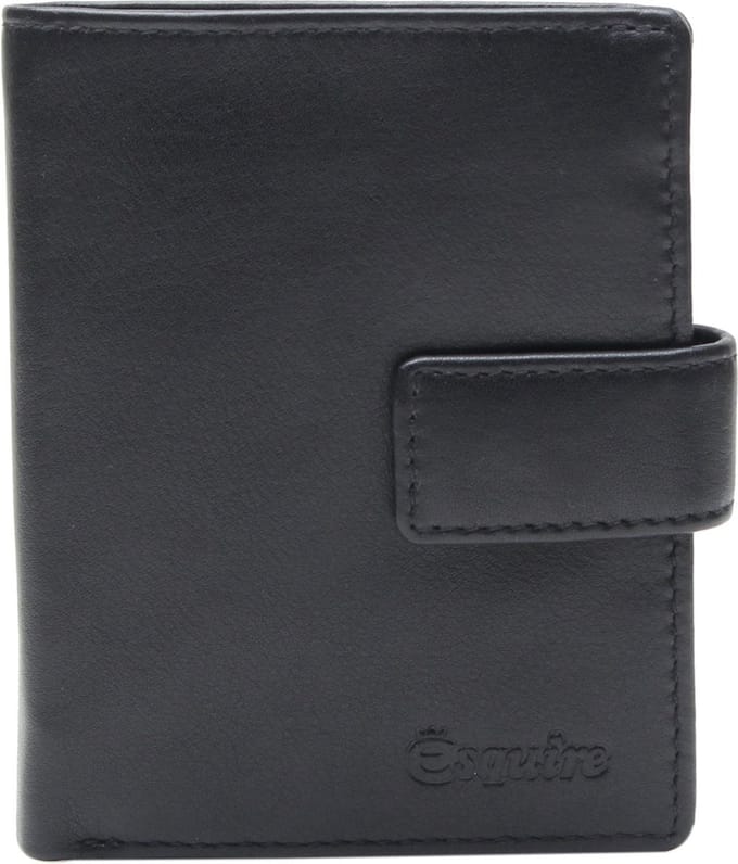 Esquire Leren Portemonnee Viktoria 62 Wallet Black Zwart