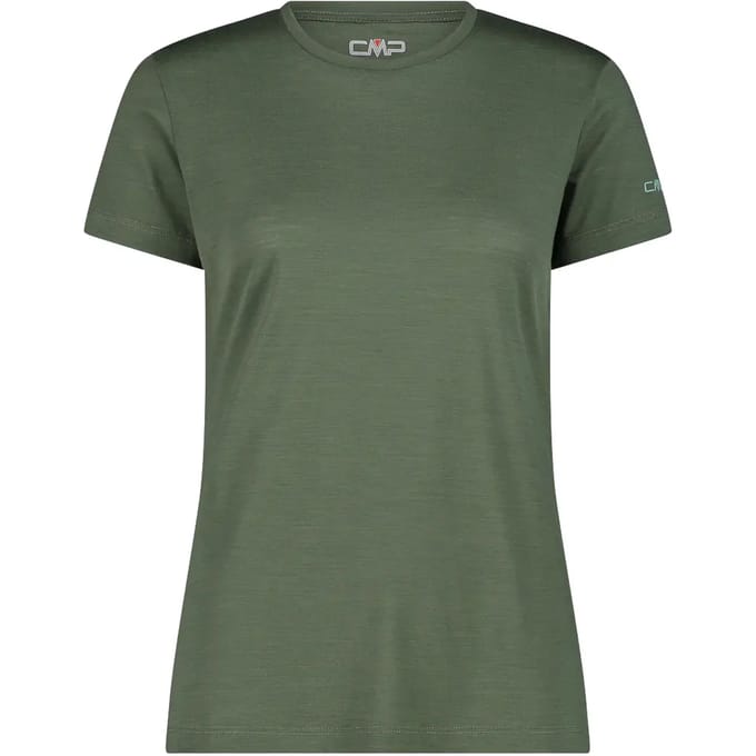 Dames T-shirt met ronde hals van merinowol CMP