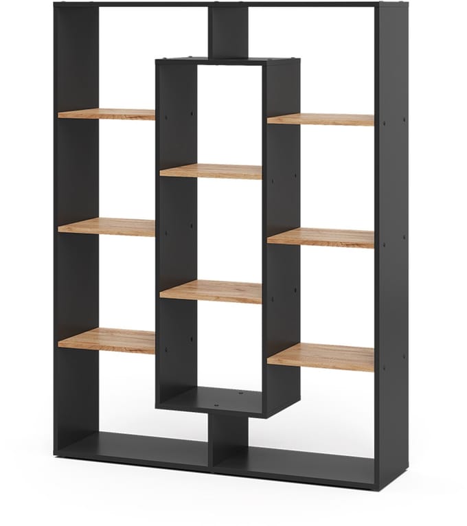 Vicco Ruimteverdeler – 107.2 x 143 cm Antraciet/gouden eik