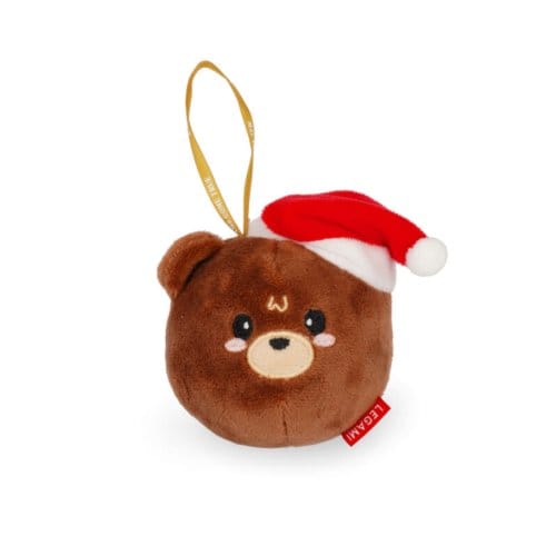 Legami plush kerstornament - teddybeer