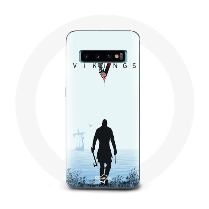 Coque - Vikings - Samsung Galaxy S10 Edge - Souple - Protection - Ragnar Lothbrok