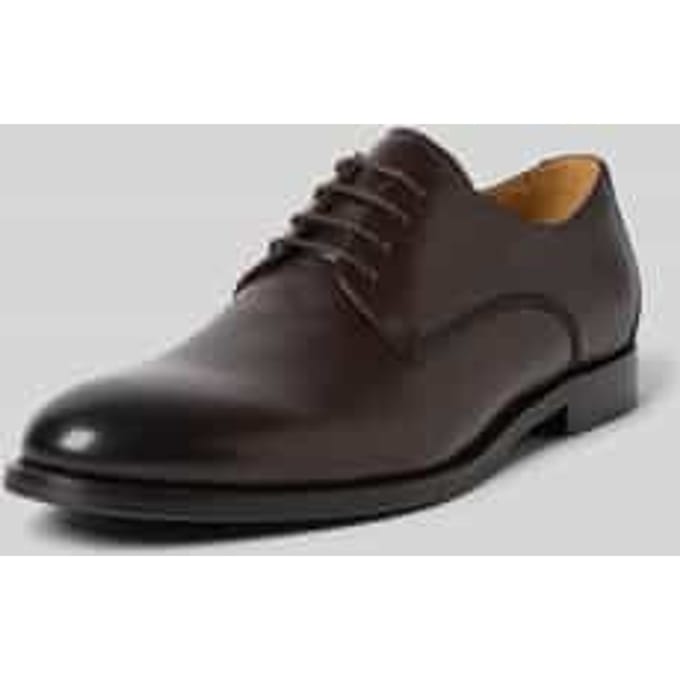 Derby schoenen van leer, model 'SEBASTIAN'