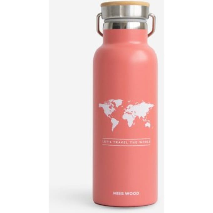 Woody Drinkbus Wereld Roze - Wit