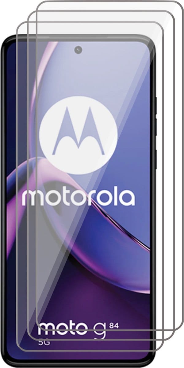 Screenprotector geschikt voor Motorola Moto G84 - 3x Glas Screen Protector