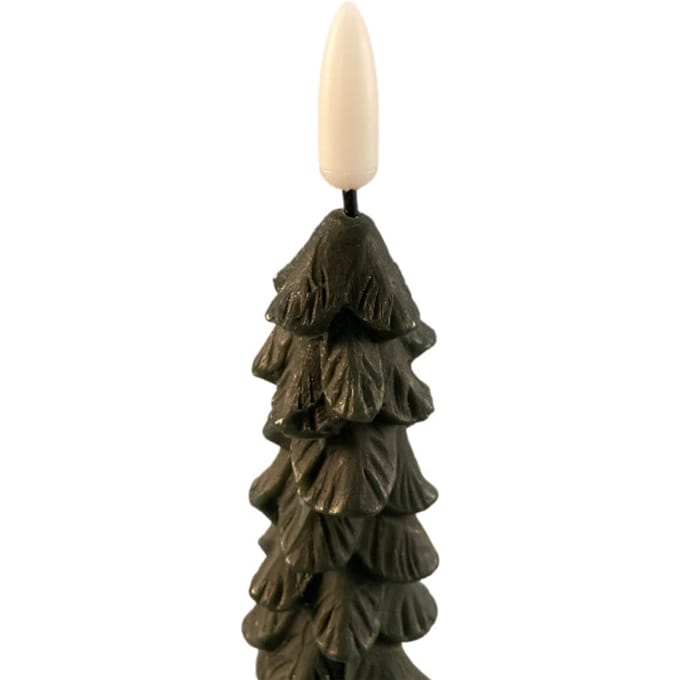 PTMD led kaars led candle - 5x5x28.5cm set van 2