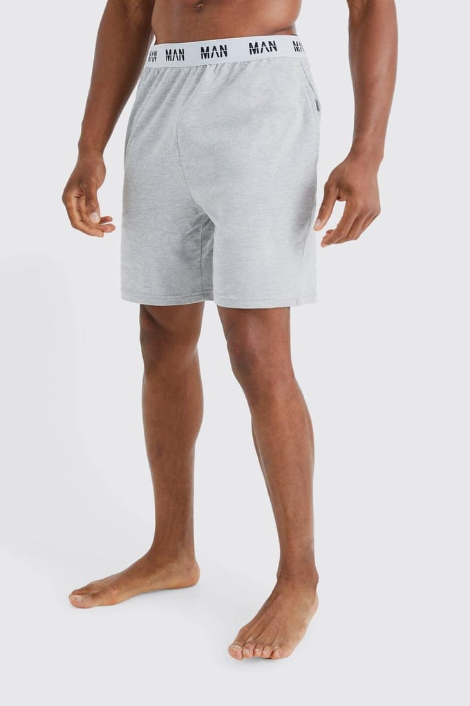 Heren loungewearshorts | Grey | Size Medium