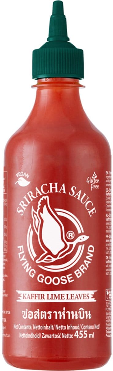 Flying Goose Srirachasaus Kaffir Lime 12 x 455 ml