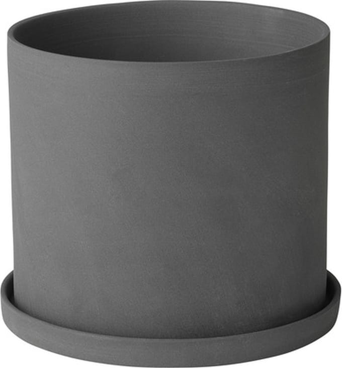 BLOMUS - Nona - Kruidenpot 15cm Pewter bloempot