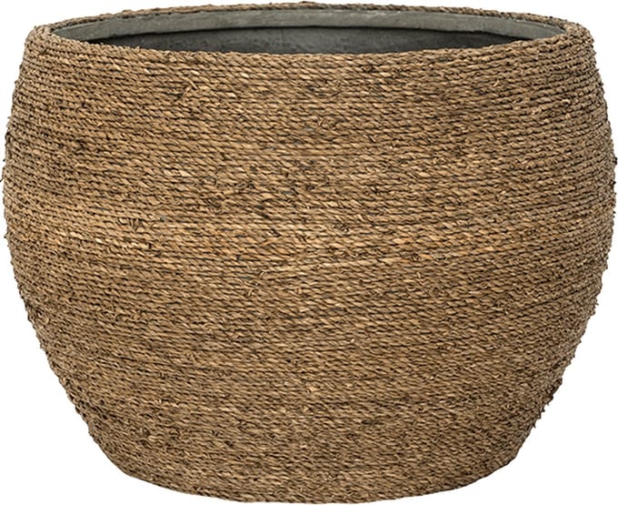 Pottery Pots Bohemian Abby M, Straw Grass D 40 cm H 28 cm Opening 37 cm