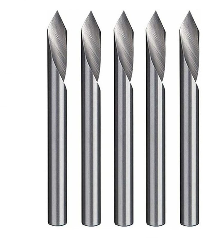 Graveer Bits Set - V Snijders - Precisie Graveren - Wolfraamstaal - 5 stuks - Metaal