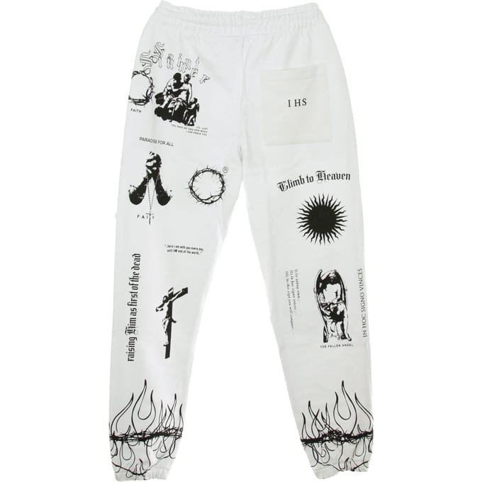 Broek Lichtgewicht Mannen Manifesto Wit
