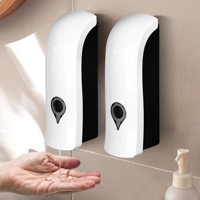 Zeepdispenser Wandmontage - Zeeppompje Hangend - Douche Wand - Minimalistisch