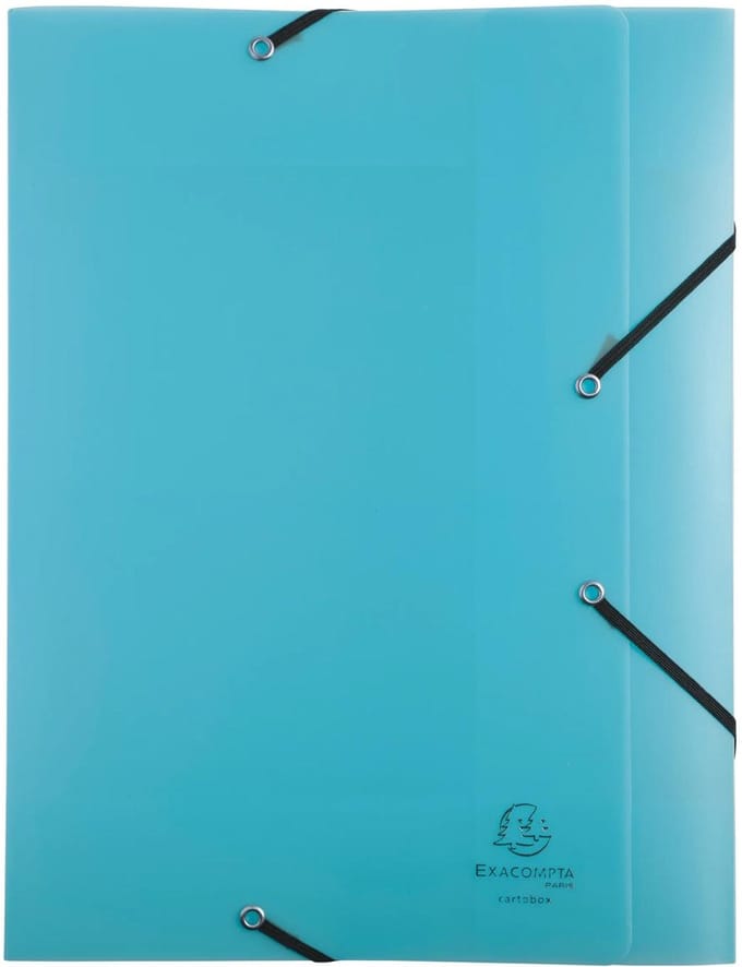 Exacompta 8x Klasseerdoos Exabox Rug 40mm Polypropyleen 7/10e Chromaline Pastel - A4 - Geassorteerd - 59270E