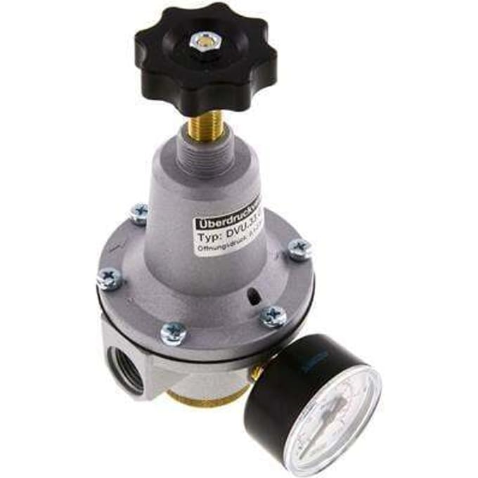 Pneumatisch Overdrukventiel G1/2 Lucht 0.2-5.5bar (3-80psi)