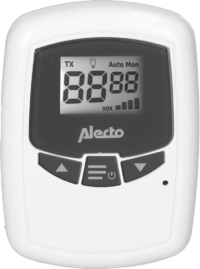 Alecto Babyfoonuitbreiding - DBX-80BU - Extra babyunit Alecto Babyfoon DBX-80 en DBX80BK - Wit
