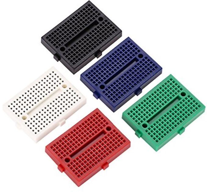 Mini Breadboard Set van 5 Stuks met 170 Tie Points - Duurzaam en Milieuvriendelijk