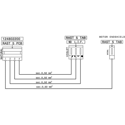 AEG kabel, motorregelmoduul, motor, 585mm 140026601082