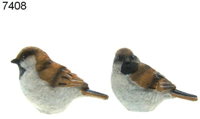 Geharo Beeldje mus - 6 cm - polystone - assorti