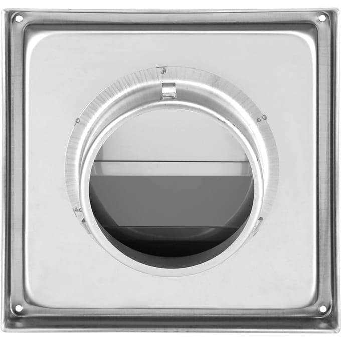 95mm RVS Muur Luchtrooster Vierkant Wasdroger Afzuigventilator Uitlaat