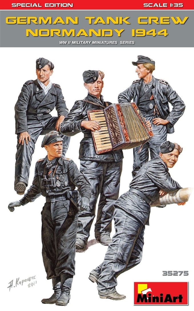 German Tank Crew Normandy 1944 - Scale 1/35 - Miniart - MIT35275