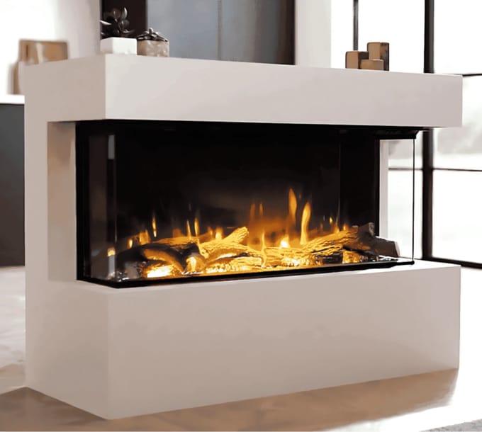 Charlton & Jenrick i-1000e Deep 3/S - elektrische haard