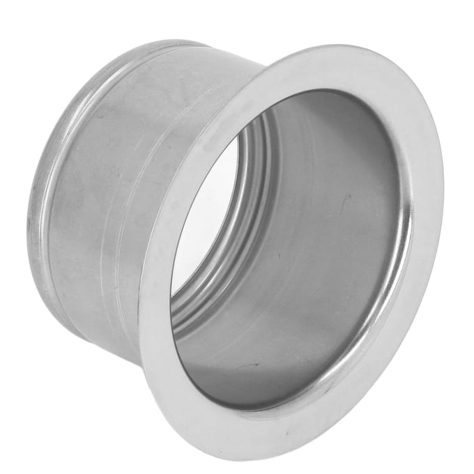 114mm Verlengde Wastafel Flens RVS Diepe Afvalvermaler Flens Keuken Wastafel Flens white