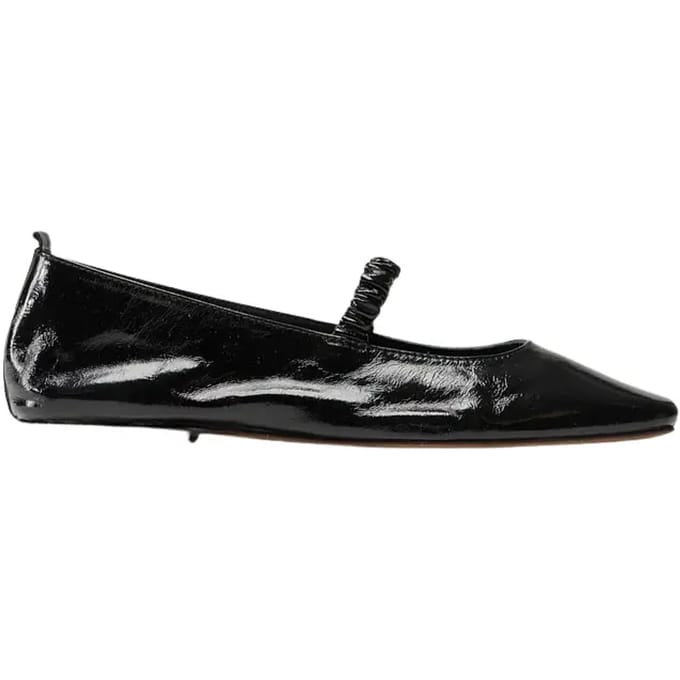 Leren ballerina's voor dames Odaje Serra