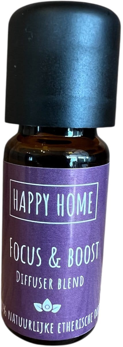 De groene linde - happy home - focus en boost - olieblend - etherische olie - 10ml