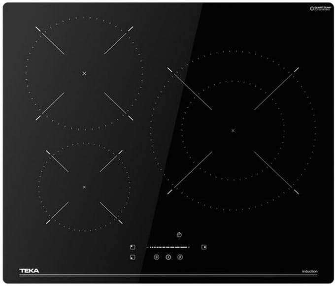 Inductiekookplaat 60 cm met 3 zones en Touch Control