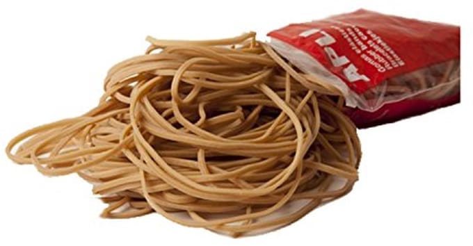 Elastische banden 120 x 2 mm - 100 g verpakking