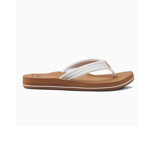 Reef Cushion Breezecloud Dames Slippers - Cognac/Wit - Maat 36