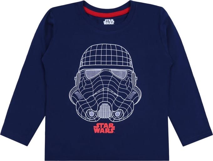 Donkerblauwe jongenstrui met lange mouwen - Stormtrooper