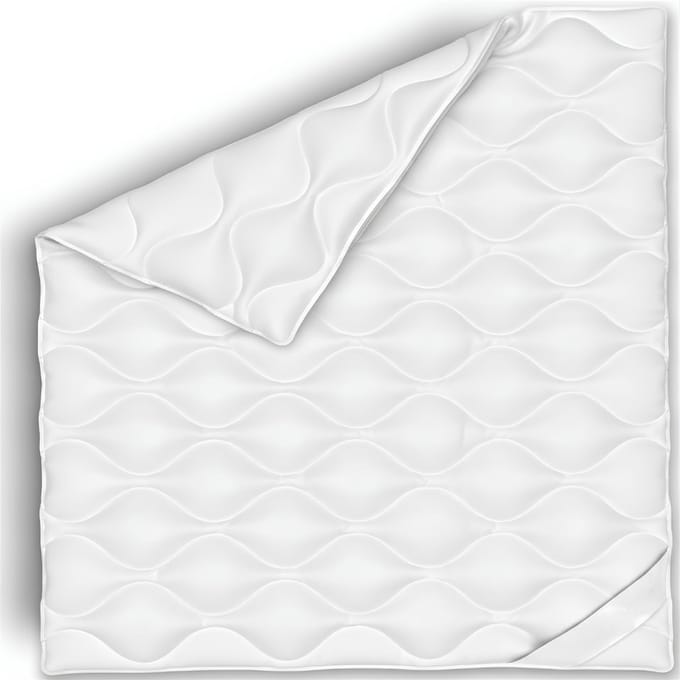 KAD® Deken - Dekens - Blanket - Wit - 200cm x 220cm x 4cm