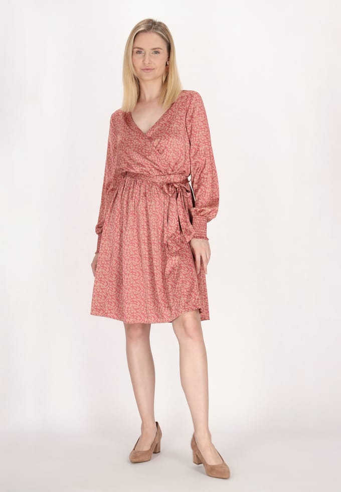 usha jurk Dames Oud roze beige