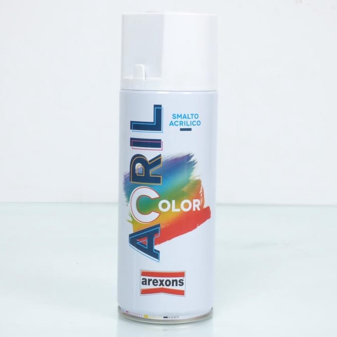 arexons autospuitverf wit mat / 400 ml nieuw