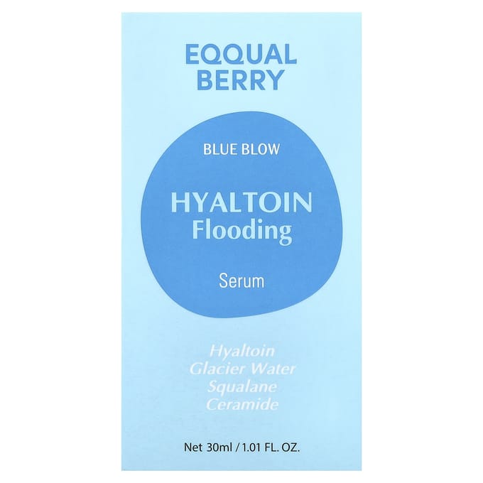 EQQUALBERRY, Blue Blow, Sérum Inondation Hyaltoïne, 30ml (1,01 once liquide) white