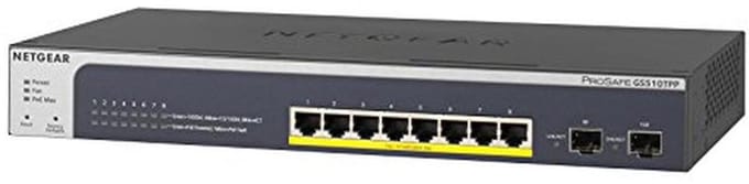 10-Poort Gigabit Ethernet LAN PoE+ Switch - Smart Managed Pro met 8 PoE+ 190W en 2 SFP