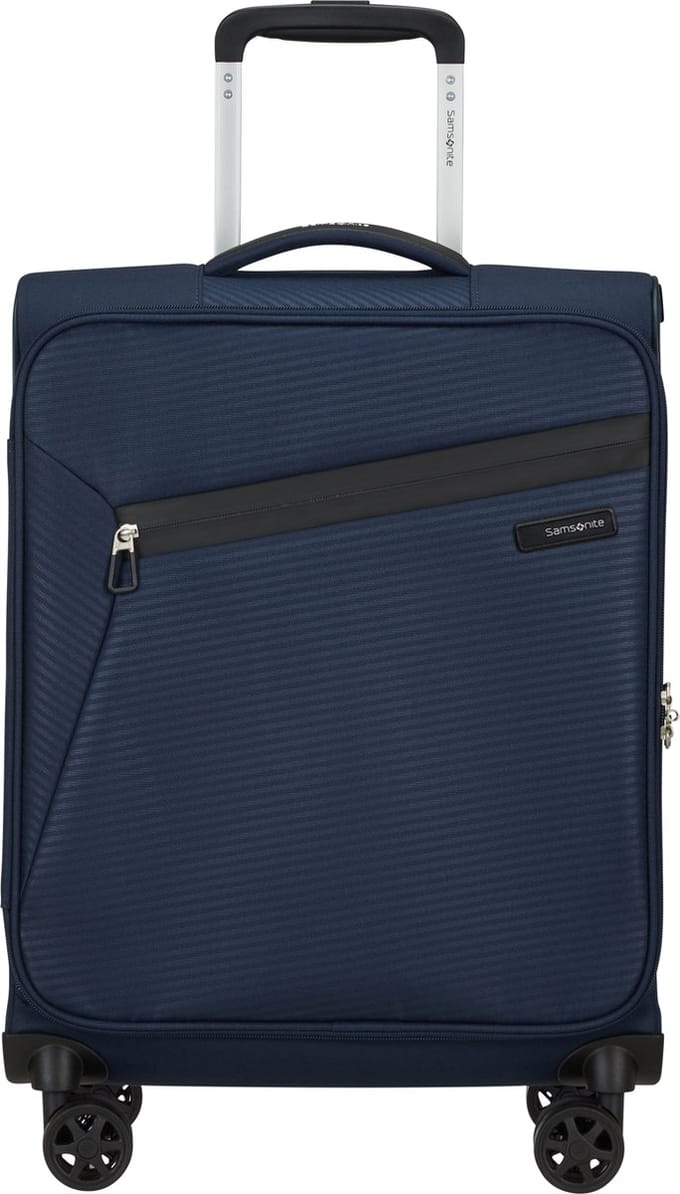 Samsonite Koffer - Litebeam Spinner 4 wielen 55cm (Handbagage) - Midnight blue - 1.8 kg