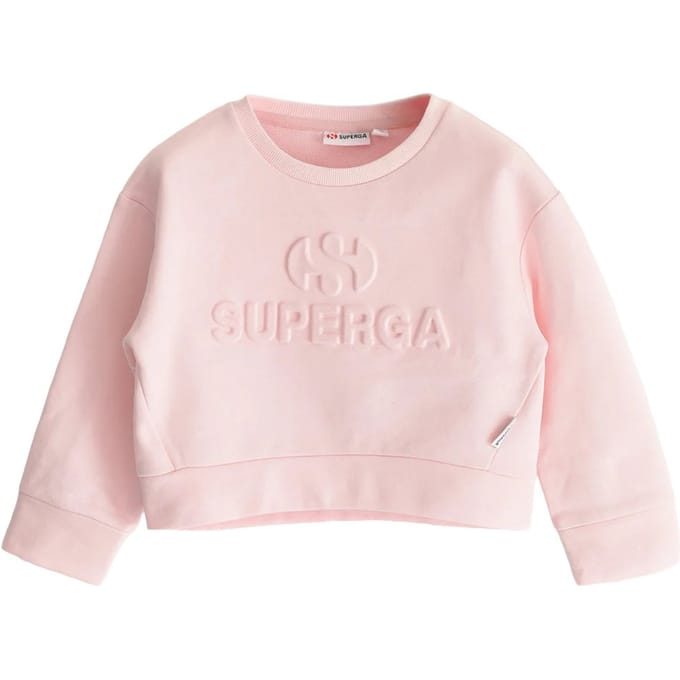 Superga Sweatshirt met kinderlogo (Roze)