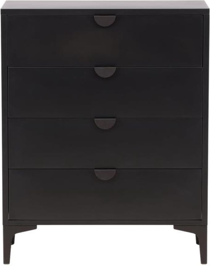 Svea - Molvo ladekast - 4 laden - zwart